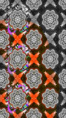 Manzaralı çiçek deseni. Çiçek kompozisyonu, el boyası, hassas şablon. Üst manzara, yumuşak gri renk tarzı. Sevgililer günü ve tebrik kartı konsepti için şık bir davet.