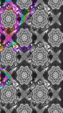 Yapraklı çizim şekli. Şirin, zarif çiçekler Raster illüstrasyonu. Poster ya da kapak için arka plan. Tekstil için figür. Davetiye ve kartpostal tasarımı için dekoratif çiçek unsurları.