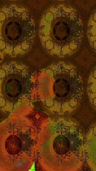 Çiçek desenli raster, kahverengi çizgi grafik desenli soyut raster arkaplan. Modern stil dokusu.