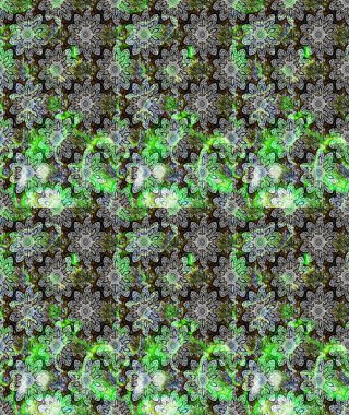 Tekstil, kumaş, kapaklar, duvar kağıtları, baskı, naylon, koleksiyon defteri, örgü, dekupaj için güzel bir eskiz. Küçük gri çiçeklerle oldukça eski bir besin torbası deseni.