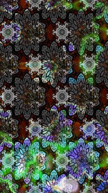 Renkli Bahar Teması eskiz kalıbı. Düz Çiçek Elementleri Tasarımı. Gri renkli çiçekler. Çiçek desenli eskiz, yaz çiçekleri..