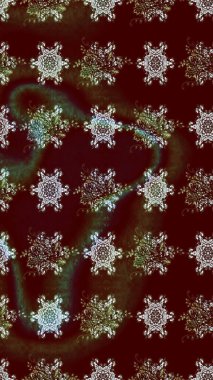 Küçük kahverengi çiçekli oldukça eski bir besin torbası deseni. Millefleur 'lar. Tekstil, kumaş, kapaklar, duvar kağıtları, baskı, paket, koleksiyon defteri, örgü, dekupaj için çiçek arkaplanı..