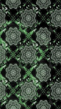 Küçük çiçekteki sevimli çiçek deseni. Raster illüstrasyonu. Çizim.