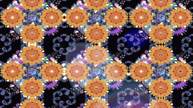 Egzotik çiçekler, botanik olarak parlak, klasik siyah renkler. Raster illüstrasyonu. Klasik tropikal doğal elementlerin suluboya seti.