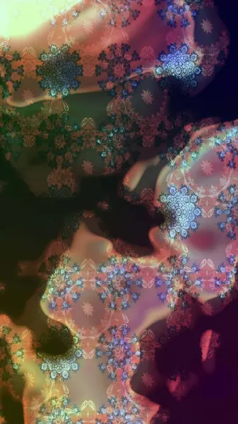 Çiçekler suluboya eskiz deseni. Raster Stili kumaş deseni.