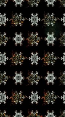 Şirin çiçekler. Çizgi çizimi kalıbı. Raster Moda kumaş deseni.