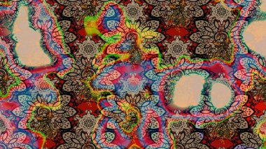 Tatil havası. Nazik romantik baskı. Bahar mevsimi. Raster güzel bir çiçek deseni çiziyor..