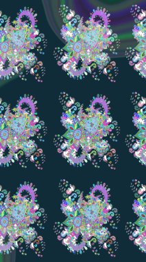 Suluboya tarzında mavi çiçekli zarif eskiz deseni, tasarım elementleri. Düzenlenebilir. Düğün davetiyeleri için çiçek deseni, tebrik kartları, hatıra defteri, baskı, hediye paketi, imalat.