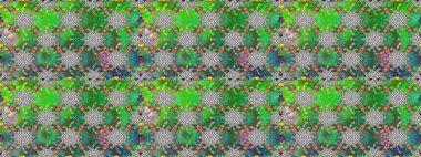 Üst manzara, yumuşak yeşil ve gri renkli. Sevgililer günü ve tebrik kartı konsepti için şık bir davetiye. Manzaralı çiçek deseni. Çiçek kompozisyonu, el boyası, hassas şablon..