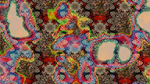 Tatil havası. Nazik romantik baskı. Bahar mevsimi. Raster güzel bir çiçek deseni çiziyor..