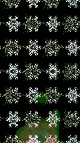 Raster illüstrasyonundaki çiçek desenli çizim. Suluboya tarzında siyah renkte çiçekler.