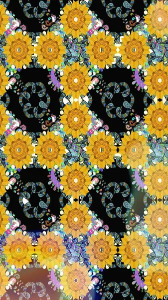 Elle boyanmış suluboya resim çizimleri, çiçekler ve bitkiler. Sarı renkte çiçekler.