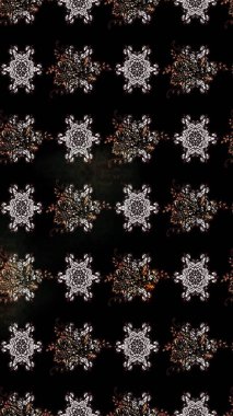 Çiçekli çizim şekli. Siyah renkli çiçekler. Renkli Bahar Teması eskiz kalıbı. Düz Çiçek Elementleri Tasarımı.