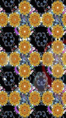 Çiçekli yumuşak bir eskiz şekli. Raster çiçekleri klasik tarzda çizilmiş. Yumuşak, bahar çiçekleri siyah renklerde. Raster illüstrasyonu.