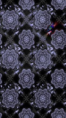 Çiçekli siyah eskiz deseni. Raster çiçek izi. Klasik taslak çizimi.