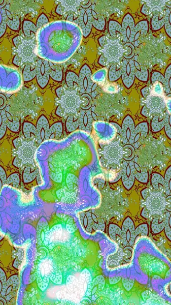 Raster deseni. Küçük çiçekte güzel bir çiçek deseni var. Çiçekli çiçek deseni, suluboya..