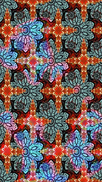 Mavi renkte manzaralı çiçek deseni. Sevgililer günü ve tebrik kartı konsepti için şık bir davetiye. Üst manzara, yumuşak stil. Çiçek kompozisyonu, el boyası, hassas şablon..