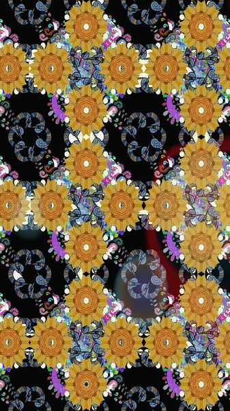 Çiçekli yumuşak bir eskiz şekli. Raster çiçekleri klasik tarzda çizilmiş. Yumuşak, bahar çiçekleri siyah renklerde. Raster illüstrasyonu.