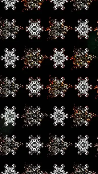 Oldukça eski bir besin torbası deseni, küçük siyah renkte, çiçekler. Millefleur 'lar. Tekstil, kumaş, kapaklar, duvar kağıtları, baskı, paket, koleksiyon defteri, örgü, dekupaj için çiçek arkaplanı..