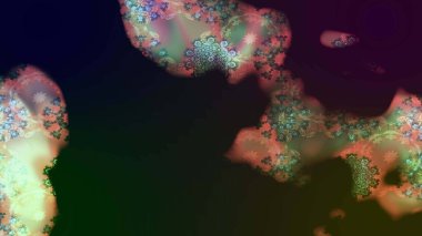 Eski usul. Renkli desenli eskiz deseni, gri çiçekler ve dekoratif elementlerle. Kumaş, tekstil, duvar kağıdı baskısı için. Raster illüstrasyonu. Taslak arkaplan.