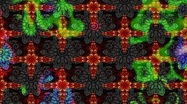 Siyah renkte güzel çiçekler, suluboya desenli, duvar kağıdı, kart ya da kumaş için fayanslı eskizler. Raster..