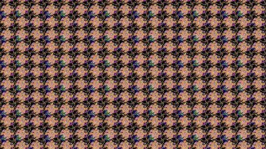 Raster illüstrasyonu. Yumuşak, bahar çiçekleri siyah renklerde. Çiçek ve yapraklı karalama şeklinde Raster çiçek deseni.