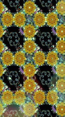 Raster şirin suluboya çiçek desenleri çiziyor. Büyük bir çiçek boyası seti. Kartlar, davetiyeler, tarih kartları ve daha fazlası için kullanılabilir.