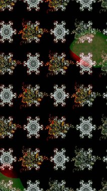 Elle boyanmış suluboya resim çizimleri, çiçekler ve bitkiler. Siyah renkte çiçekler.