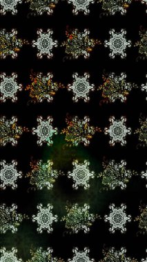 Kızılderili desenli desenli desenli şal deseni. Etnik Mandala süsü. Raster Henna dövme stili. Tekstil, tebrik kartı, boyama kitabı, telefon kılıfı baskısı için kullanılabilir.