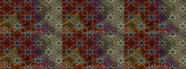 Eski usul. Eskiz geçmişi. Renkli desenli eskiz deseni, kahverengi çiçekler ve dekoratif elementlerle. Raster illüstrasyonu. Kumaş, tekstil ve duvar kağıdı baskısı için..