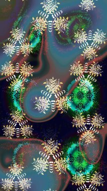 Raster. Mavi renkte güzel çiçekler, suluboya desenli eskiz deseni, duvar kağıdı, kart veya kumaş için fayanslı..