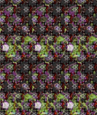 Siyah renkli çiçekler. Düz Çiçek Elementleri Tasarımı. Sevimli çiçek raster deseni. Renkli Bahar Teması çizim şablonu.