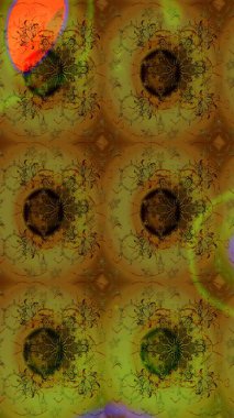 Raster illüstrasyonu. Güzel kumaş deseni. Bahar çiçekli güzel bir çiçek deseni..