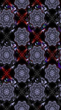 Çiçekli bahar çiçekleri. Küçük çiçekte güzel bir desen. Küçük renkli çiçekler. Moda baskıları için zarif bir şablon. Motley illüstrasyonu. Çizim.