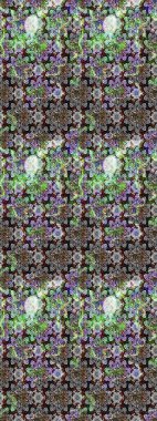 Hediye ambalaj kağıdı, tebrik kartları, posterler ve pankart tasarımı. Gri renkli çiçekler. Raster düz çiçek çizim deseni.