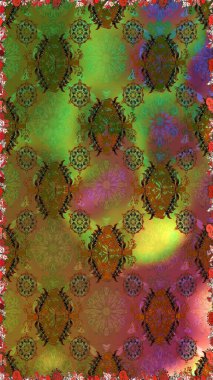 Küçük çiçekli basit, dikişsiz desen. Kahverengi renkte sevimli çiçekler. Raster illüstrasyonu. Moda baskısı, albüm, ambalaj kağıdı, duvar kağıdı için zarif dekoratif süslemeler..