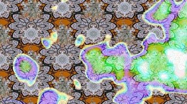 Yumuşak, bahar çiçekli arka plan. Çiçekli karalama şeklinde Raster çiçek deseni. Gri renkli çiçekler.