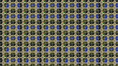 Moda arka planında parlak buketler. Raster illüstrasyonu. Kumaş, duvar kağıdı ve kağıt üzerine baskı yapmak için gelişen arka plan. Eski usul küçük çiçekli şirin bir eskiz deseni..