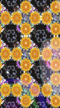 Üzerinde gri renkte çiçekler olan bir çiçek deseni çiz. Suluboya tarzında gri renkte çiçekler.