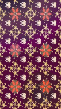 Güzel kumaş deseni. Raster illüstrasyonu. Güzel karalamalı çiçek desenli çizim. Küçük çiçekte sevimli çiçek deseni var..