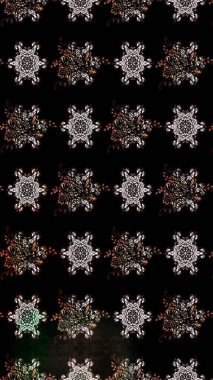 Anti-stres için soyut örnek sayfası. Raster illüstrasyonu. Siyah renklerde.