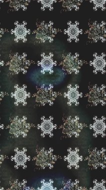 Gri renkli güzel çiçekli eskiz deseni, suluboya çiçek deseni, duvar kağıdı, kart ya da kumaş için fayanslı. Raster..