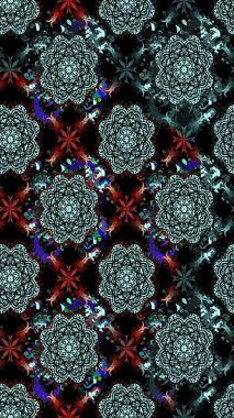 Küçük çiçekteki sevimli çiçek deseni. Siyah renkte çiçekler.