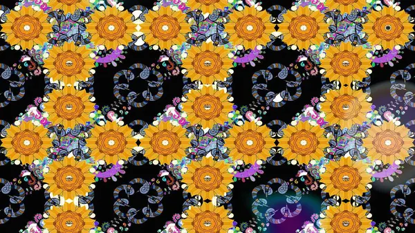 Çiçeğin suluboya çizimlerinin mükemmel deseni. Dekorasyon ve tasarım için güzel bir desen. Moda baskısı. Suluboya desenli çiçek deseni. Ayarlanmış.