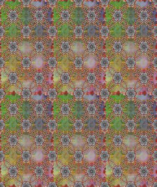 Organik elementler. Raster deseni. Suluboya etkisi. Botanik kusursuz desen.