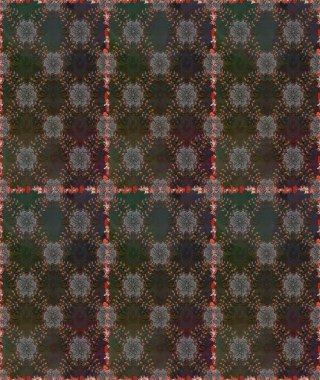 Renkli Bahar Temalı Kusursuz Arkaplan. Çiçeksel fantezi tasarımı, parlak bir arka planda, kusursuz bir desen. Düz Çiçek Elementleri Tasarımı.