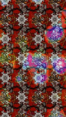 Tekstil veya kitap kapakları, imalat, duvar kağıtları, baskı, hediye paketi ve yapıştırma kitabı için çiçek eskizi geçmişi. Raster illüstrasyonu. Küçük ölçekli çiçeklerdeki basit sevimli desen.