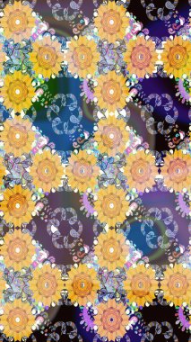 Zarif, parlak ve eskiz bej desenli çiçek deseni. Sabıka fotoğraflarında, bebek kıyafetlerinde, duvar kâğıtlarında, paket kutularında falan kullanılabilir. Raster..