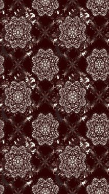 Küçük çiçekteki sevimli çiçek deseni. Güzel karalamalı çiçek desenli çizim. Güzel kumaş deseni. Raster illüstrasyonu.