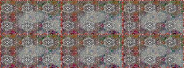 Raster Güzel kumaş deseni. Raster suluboya deseni, narin çiçekler, gri ve kahverengi çiçekler, tebrik kartı şablonu..